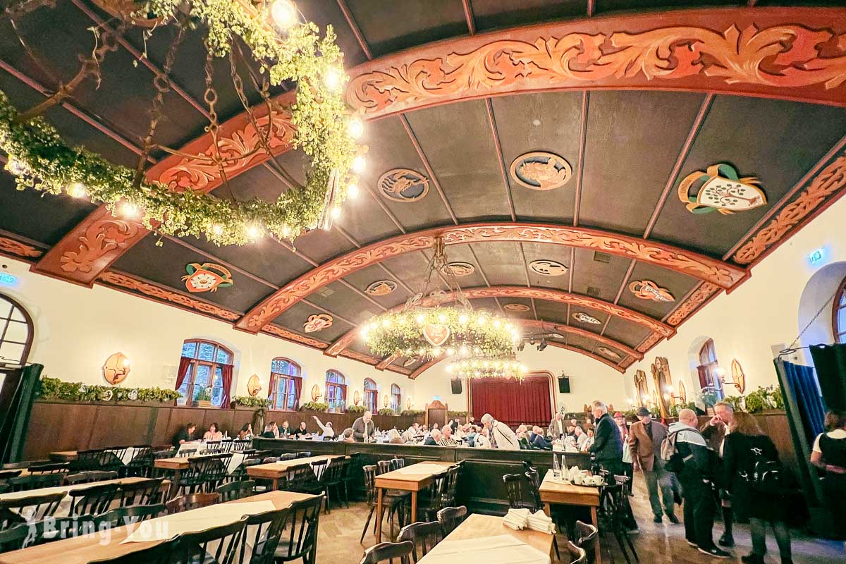 慕尼黑火车站附近餐厅|Augustiner Keller|露天啤酒花园|巴伐利亚料理