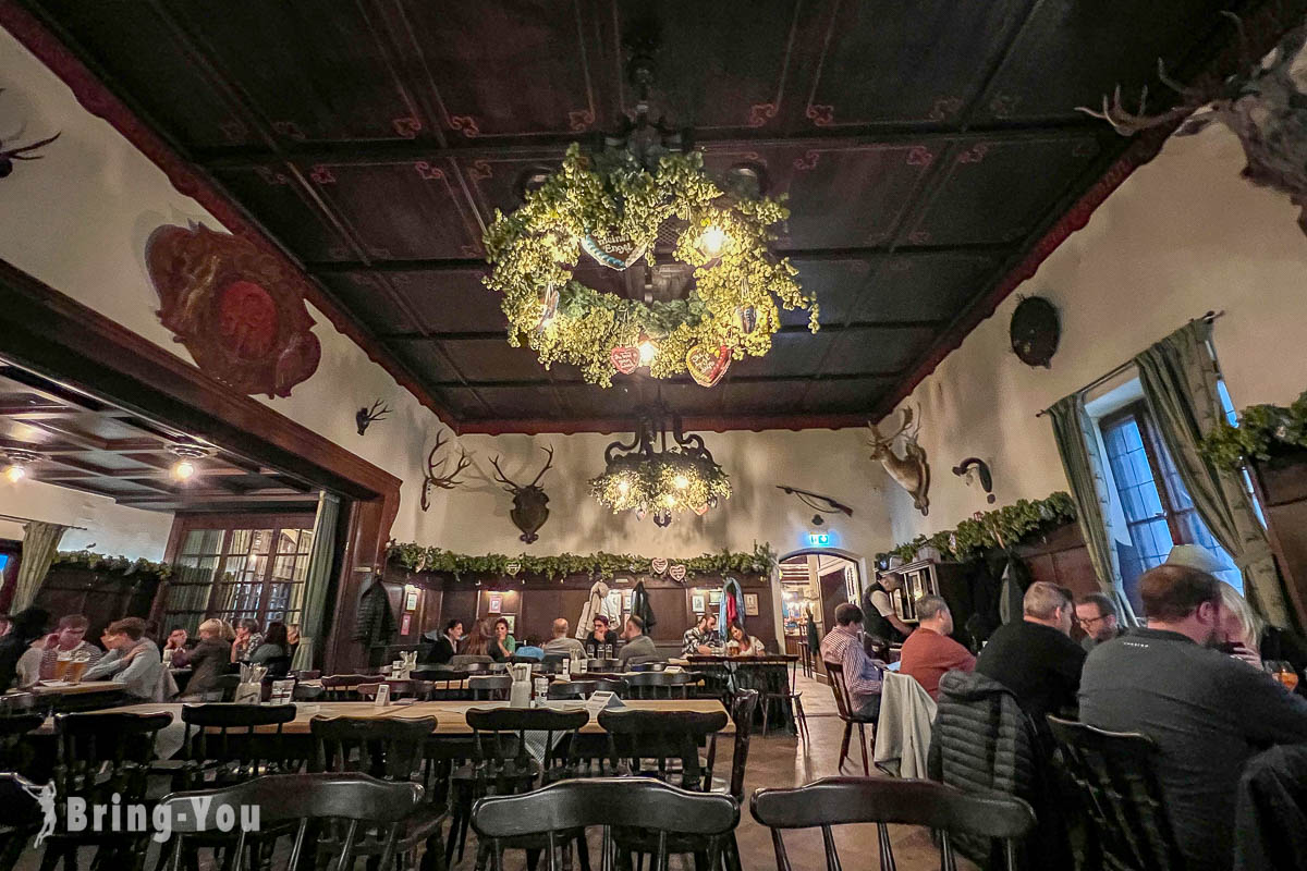 慕尼黑火车站附近餐厅|Augustiner Keller|露天啤酒花园|巴伐利亚料理