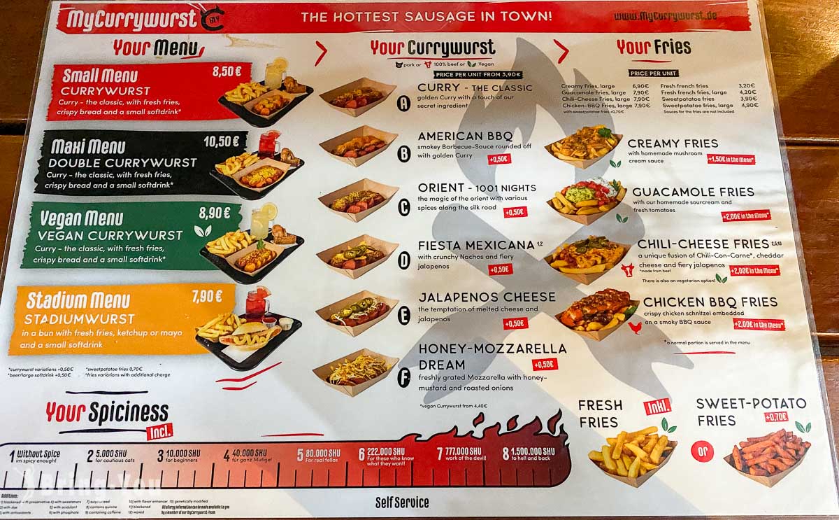 海德堡舊城區美食 MyCurrywurst咖哩香腸
