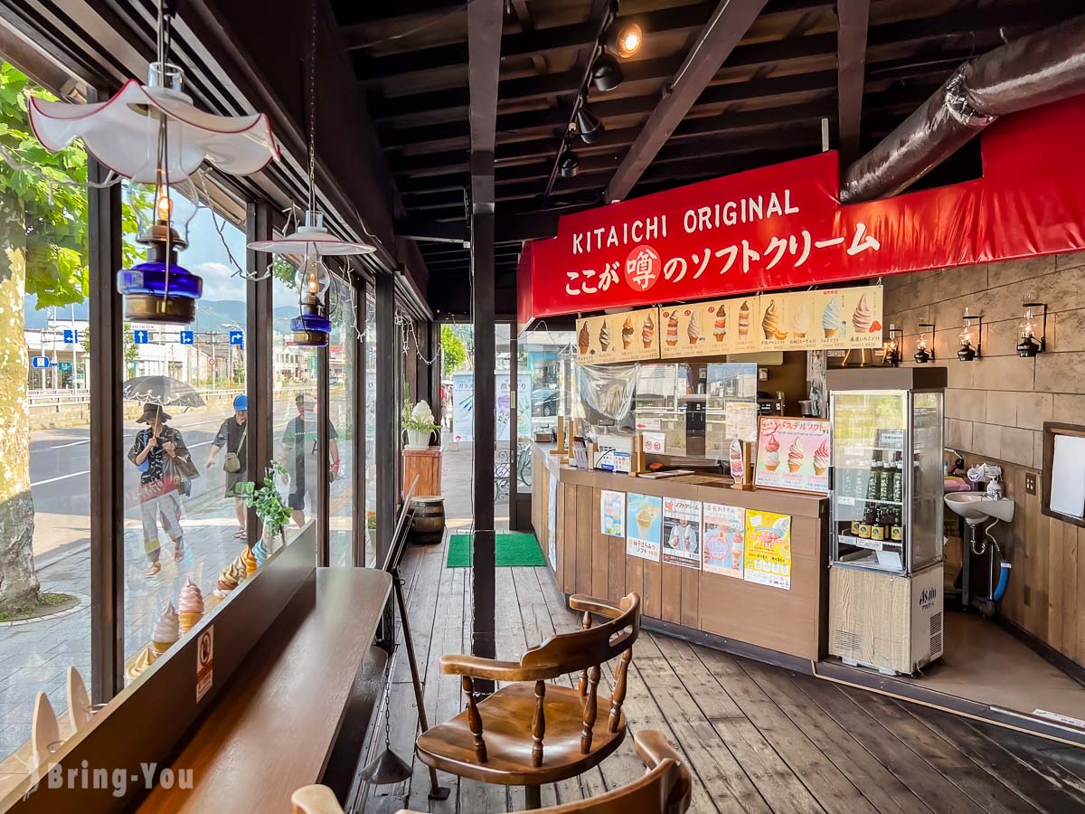 小樽北一哨子館 八段冰淇淋