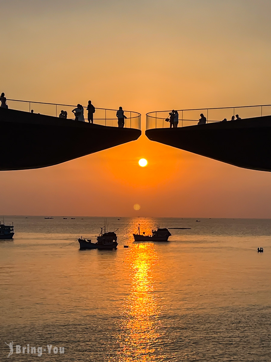 富国岛夕阳求婚景点|亲吻之桥