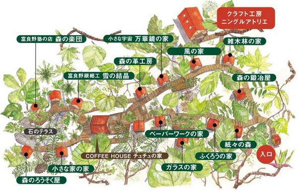 富良野森林精靈露台美食|森之時計咖啡屋