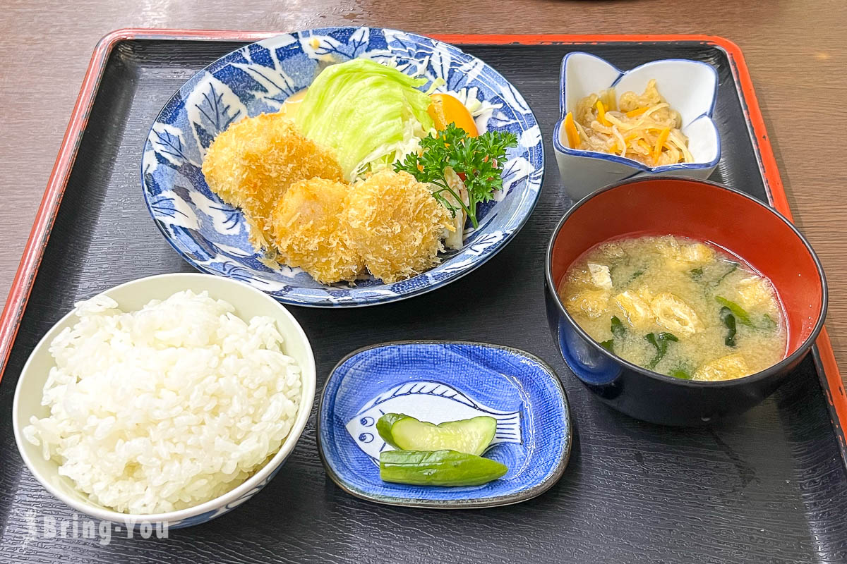 お食事処 おさない 炸帆立貝定食