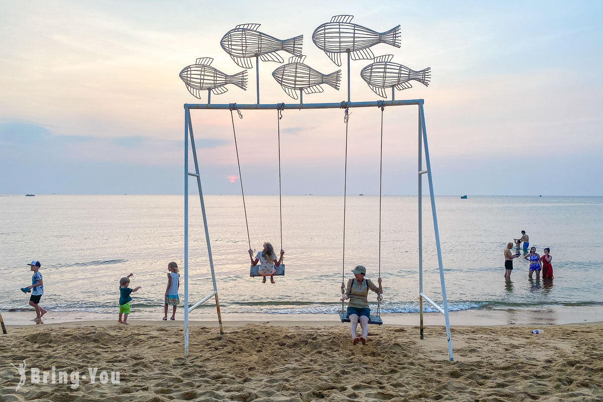 富国岛看夕阳景点|Sunset Sanato Beach 桑奈托日落海滩