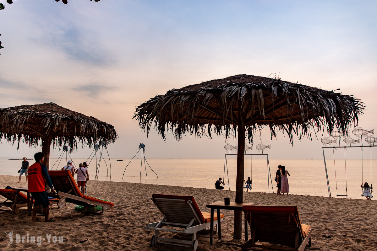 富国岛看夕阳景点|Sunset Sanato Beach 桑奈托日落海滩