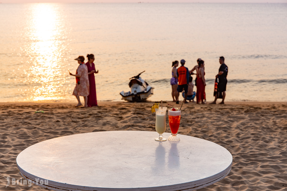 富国岛看夕阳景点|Sunset Sanato Beach 桑奈托日落海滩