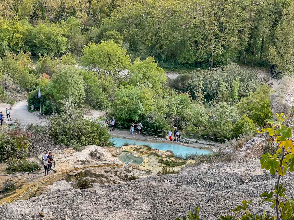 Bagno Vignoni 小鎮