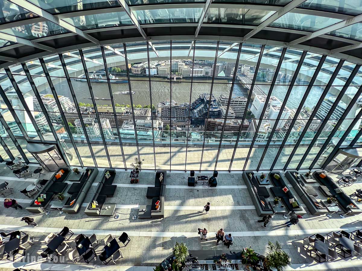 倫敦 Sky Garden 空中花園餐廳「Darwin Brasserie」