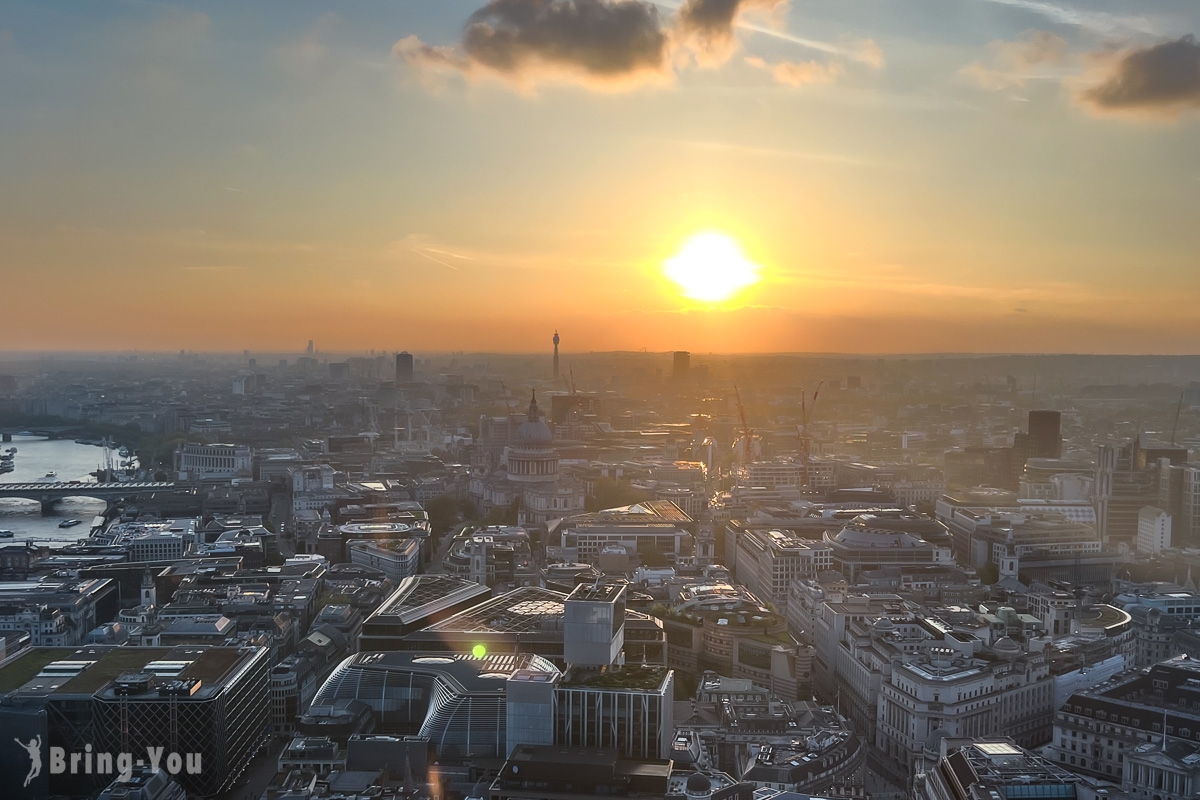 倫敦 Sky Garden 空中花園攻略