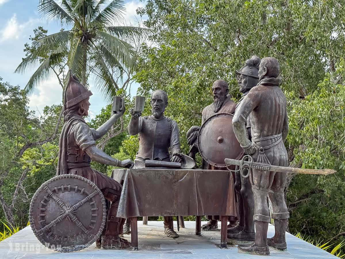 宿霧必去薄荷島景點:歃血為盟紀念碑/血戰紀念碑(Blood Compact Site)
