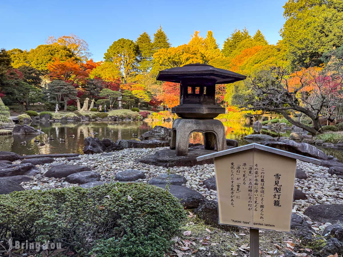 東京舊古河庭園｜日式庭園楓葉