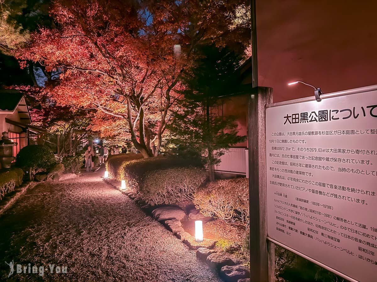 大田黑公園紅葉景點