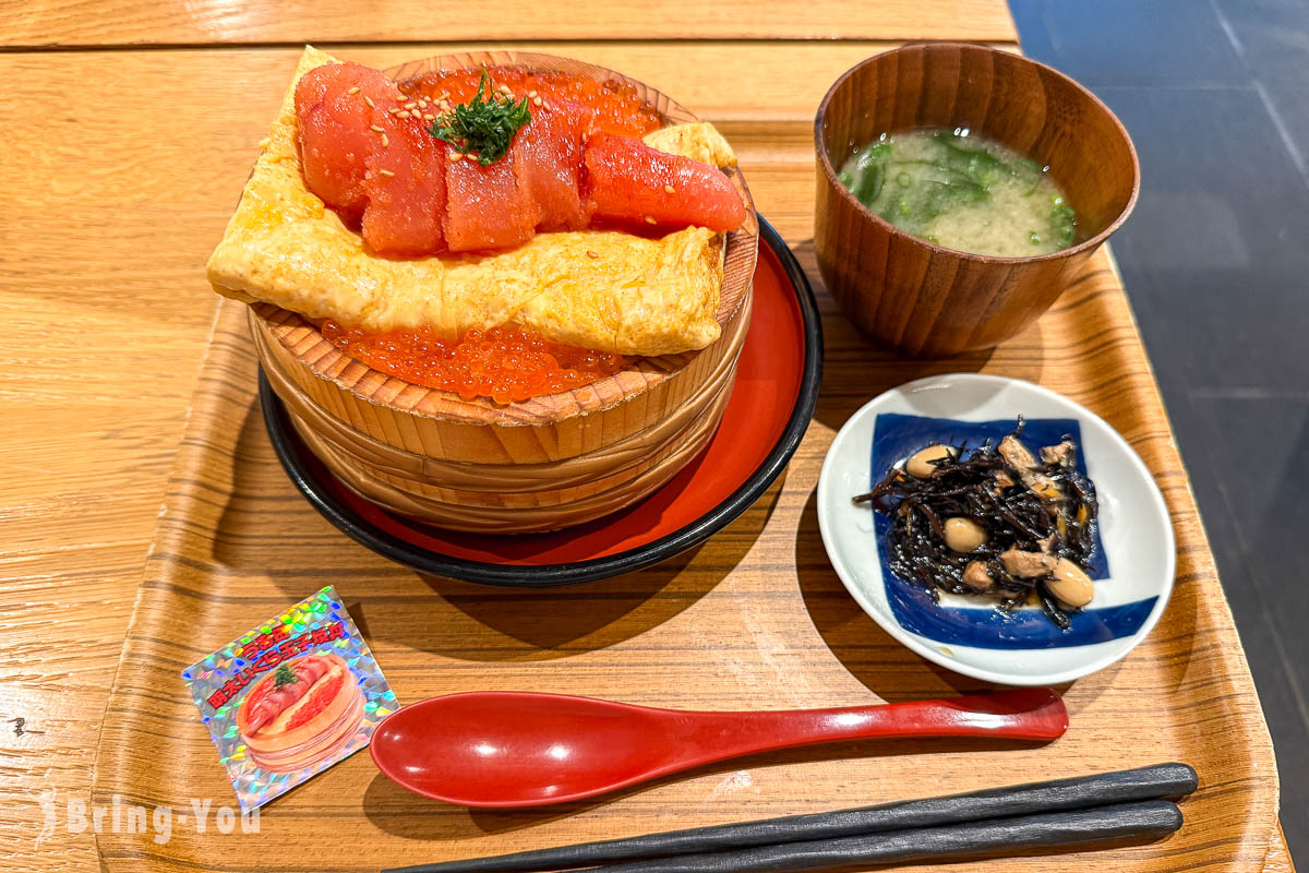 福岡明太子名店|うお田|明太子鮭魚卵玉子燒丼飯