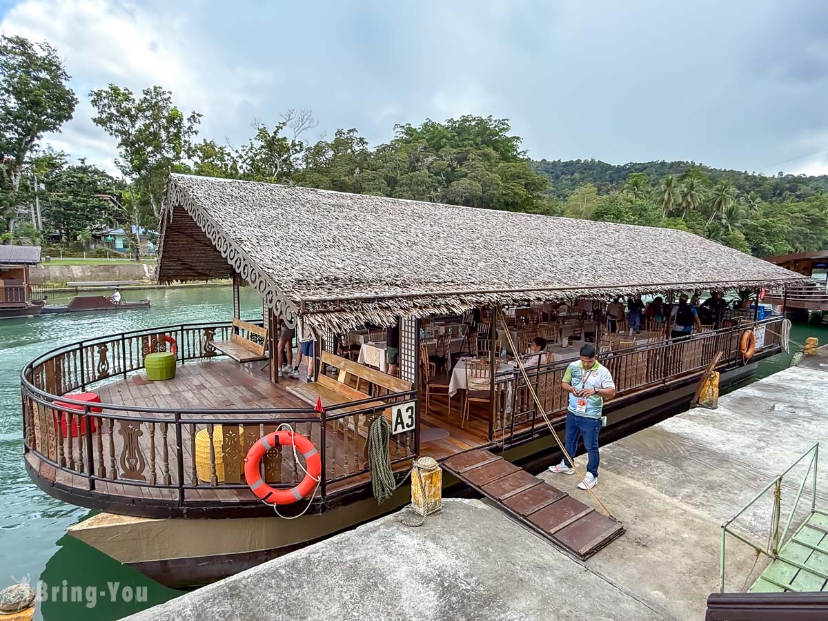薄荷島羅伯克河竹筏漂浮餐廳遊船