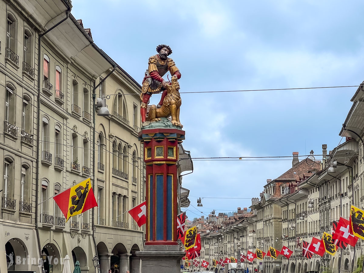 伯恩必去景點|參孫噴泉 Simsonbrunnen/Samonbrunnen