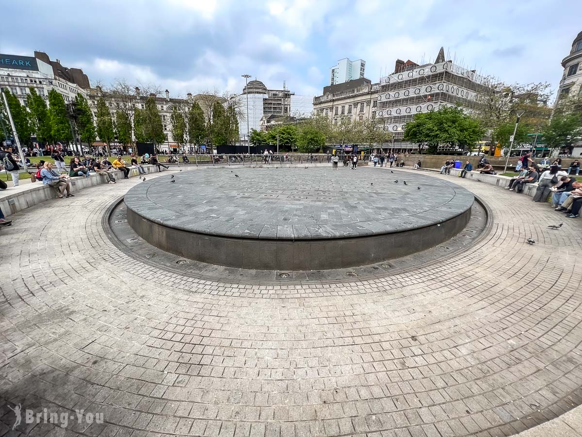 英國曼徹斯特景點|皮卡迪利花園 Piccadilly Gardens