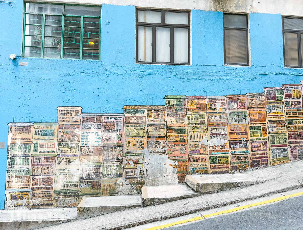 香港中環景點推薦|嘉咸街壁畫(嘉咸塗鴉街)