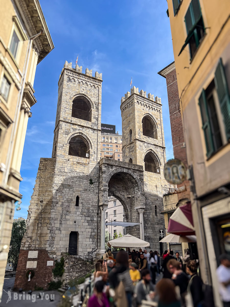 熱那亞必去景點|索普拉納門 Porta Soprana
