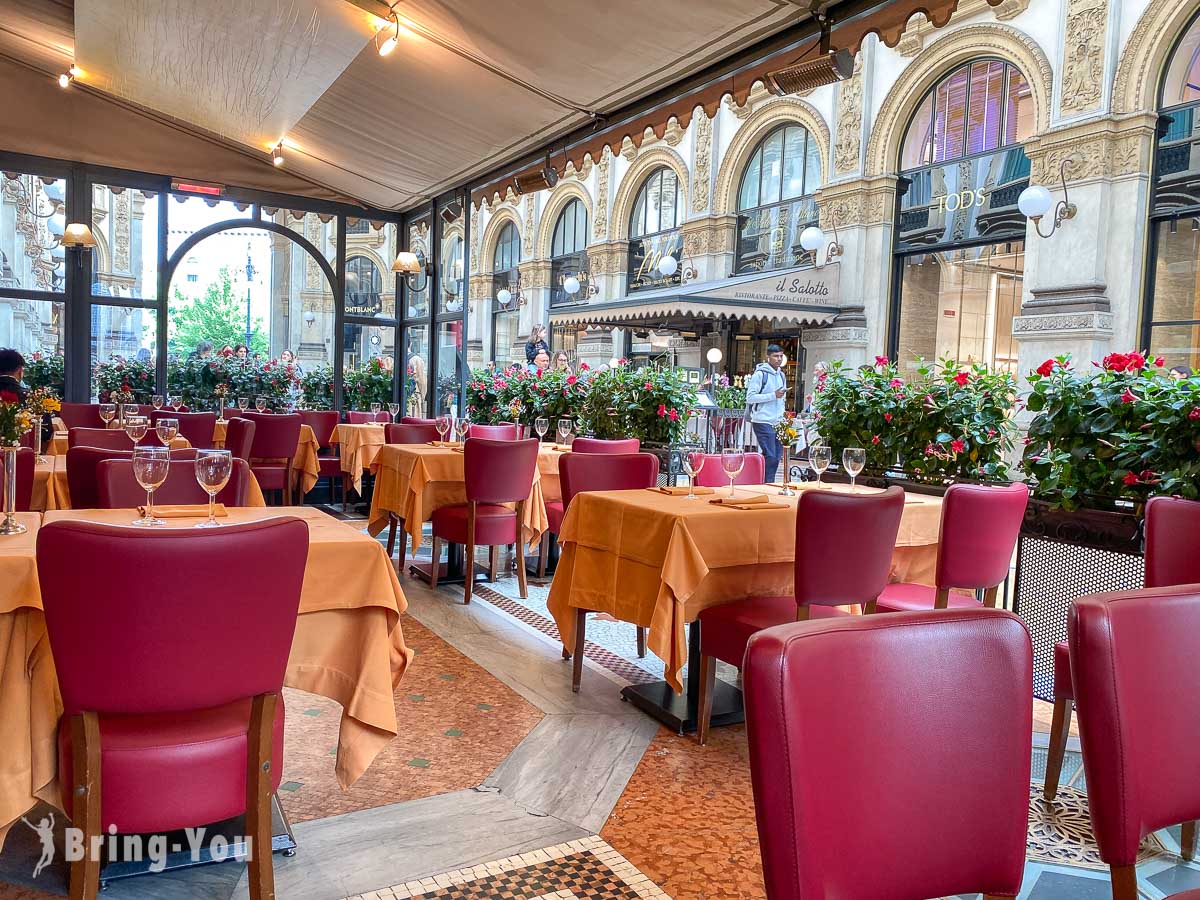 Ristorante Galleria 用餐環境|米蘭艾曼紐二世迴廊餐廳