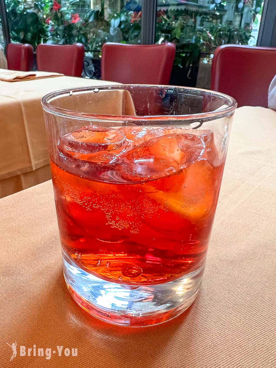 Ristorante Galleria 無酒精開胃飲料Aperitivi Nazionali San Bitter|米蘭艾曼紐二世迴廊餐廳