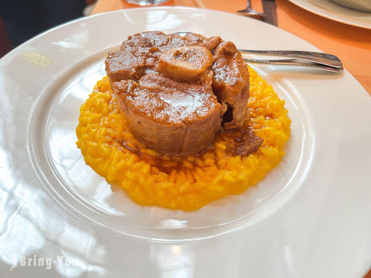 Ristorante Galleria|牛膝燉飯(Ossobuco alla vecchia con Risotto alla Milanese)