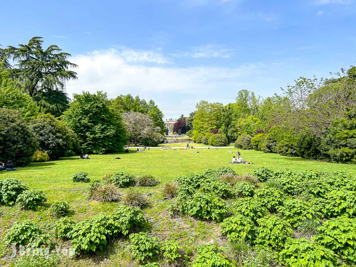 斯福爾扎古堡周邊景點|森皮奧內公園