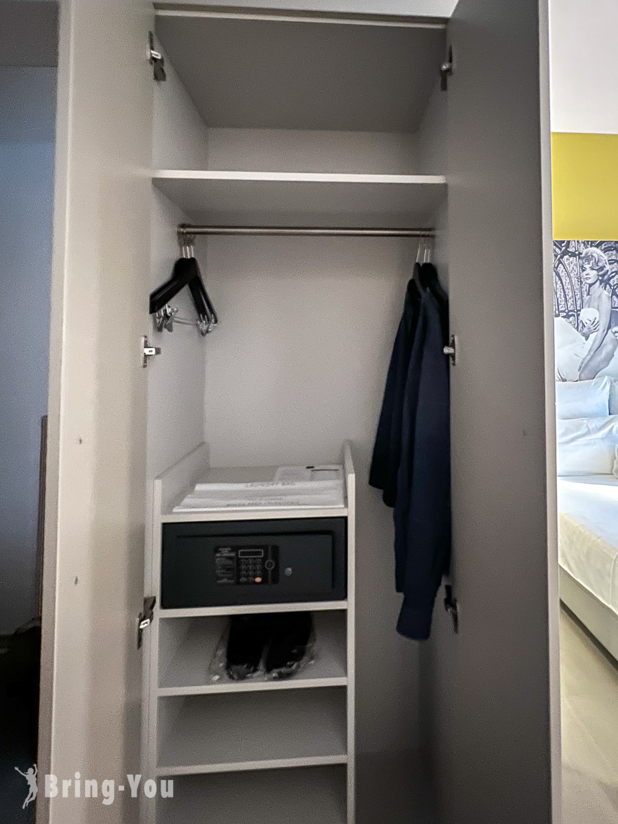 NYX Hotel Milan 衣櫃|米蘭中央車站四星級飯店雙人房