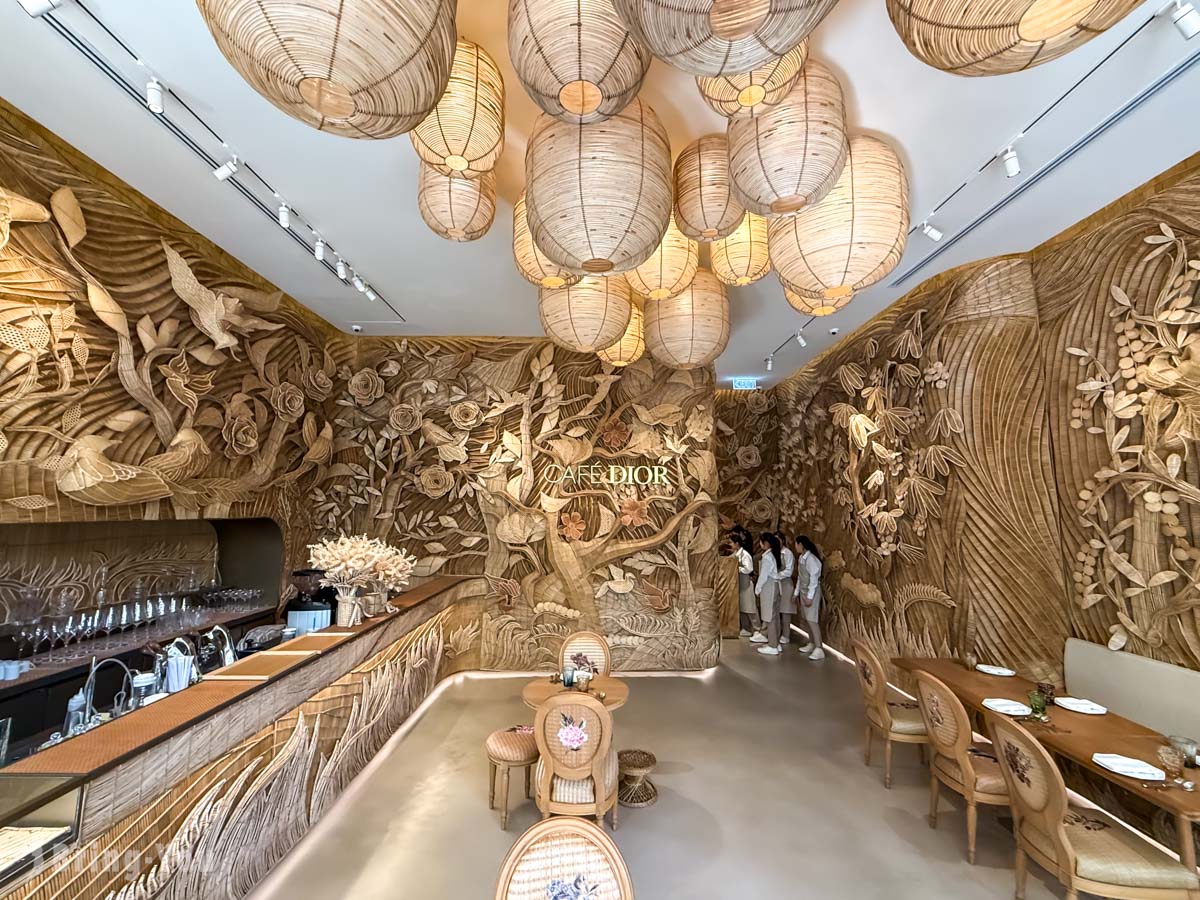 曼谷迪奧咖啡 Dior Café｜金色夢幻咖啡廳・預約教學・米其林三星甜點攻略