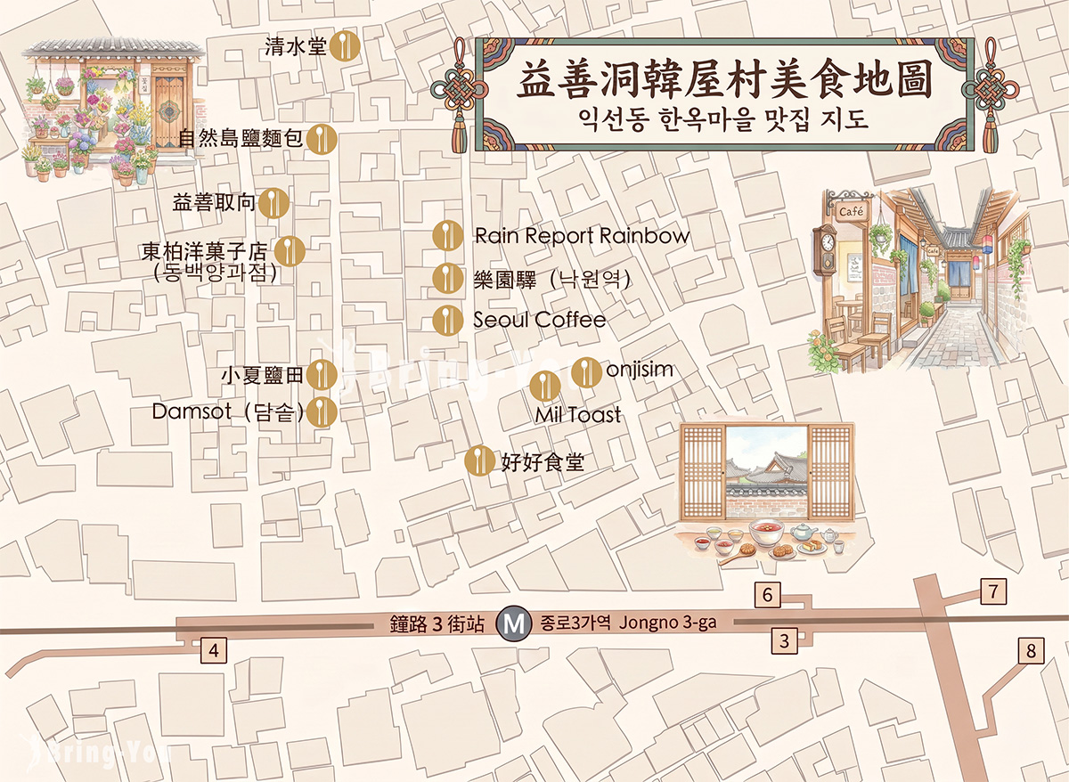 益善洞逛街地圖