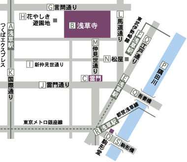 淺草寺地圖