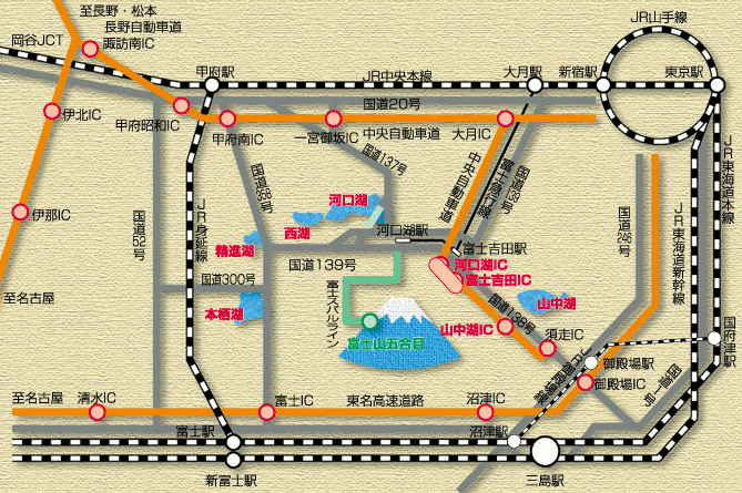 河口湖交通