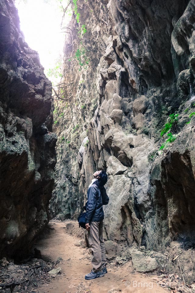 大崗山景點 一線天a