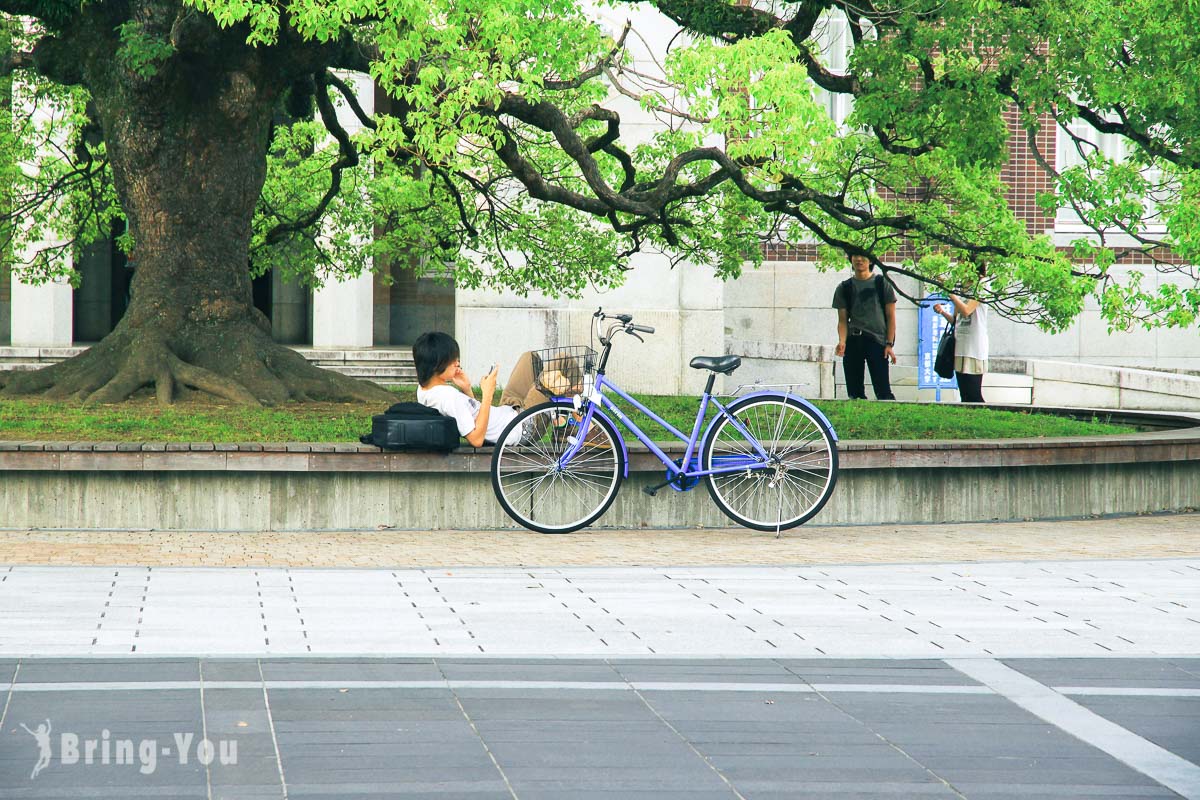 【日本騎自行車必看】如何停腳踏車＆腳踏車騎車規範＆有趣的地下滑軌停車場