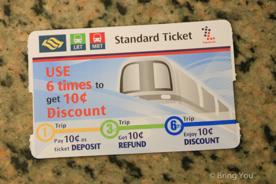 【新加坡交通卡資訊】單程普通車票（Standard Ticket）2022 年 3 月全面停售