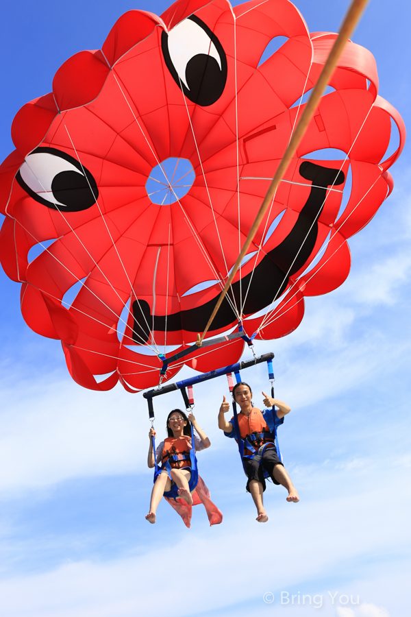 parasailing bali 峇里岛南湾