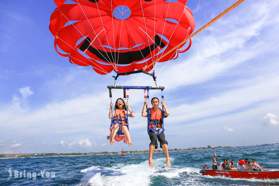 parasailing bali 峇里岛南湾