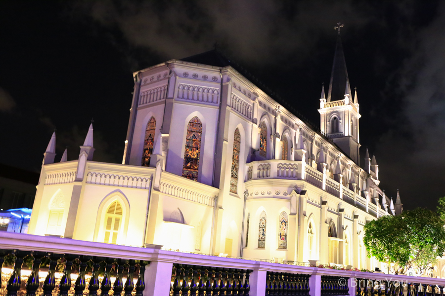 赞美广场夜景Chijmes