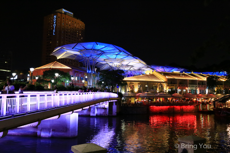 【克拉碼頭】新加坡夜景與體驗夜生活酒吧好去處，Clarke Quay周邊景點、美食、遊船、Gmax介紹