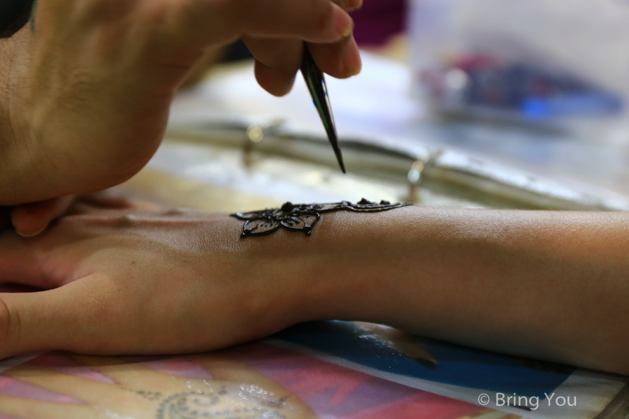 新加坡小印度Henna印度彩绘体验