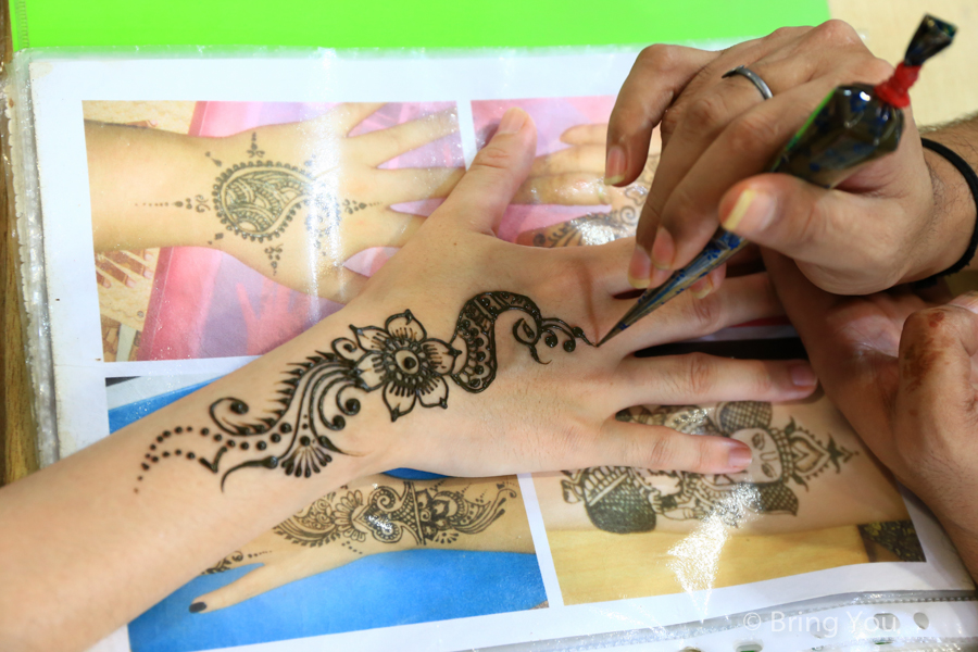新加坡小印度Henna印度彩繪體驗