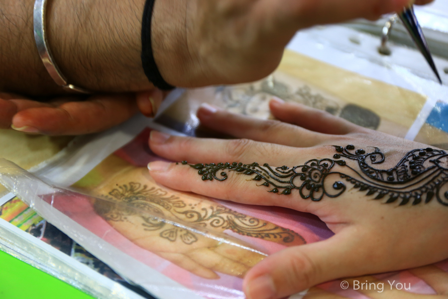 新加坡小印度Henna印度彩繪體驗