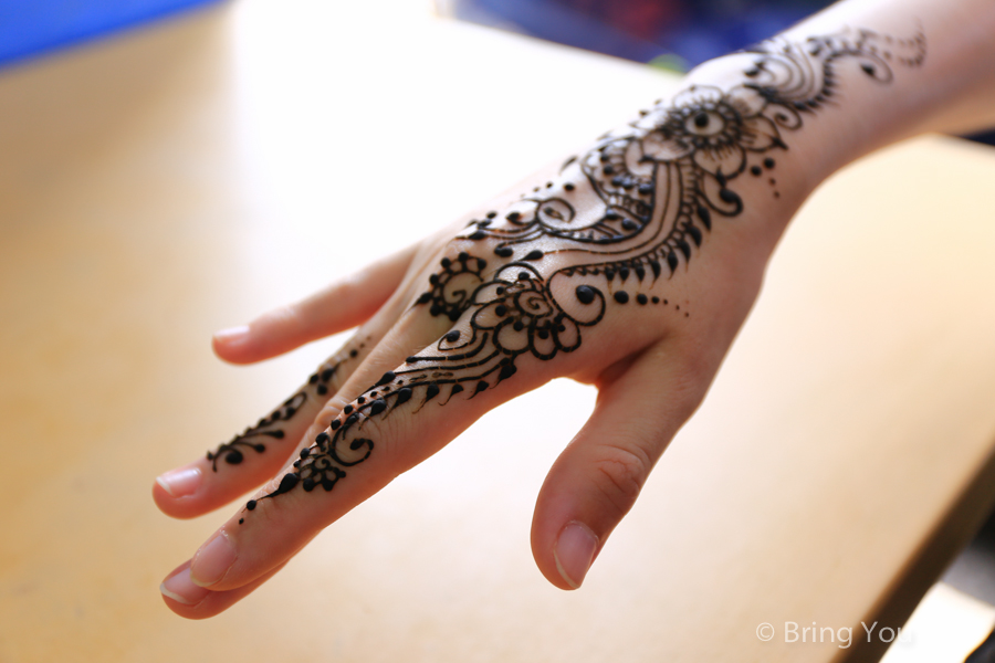 新加坡小印度Henna印度彩绘体验