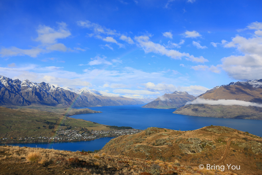 【紐西蘭】皇后鎮山步道健行來看美到爆炸的瓦卡蒂普湖景，Queenstown Hill Walkway Trekking