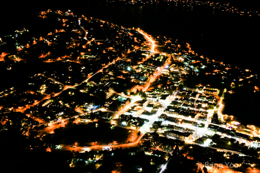 【皇后镇夜景】新西兰最美Skyline山顶缆车景观餐厅：Stratosfare Queenstown Restaurant