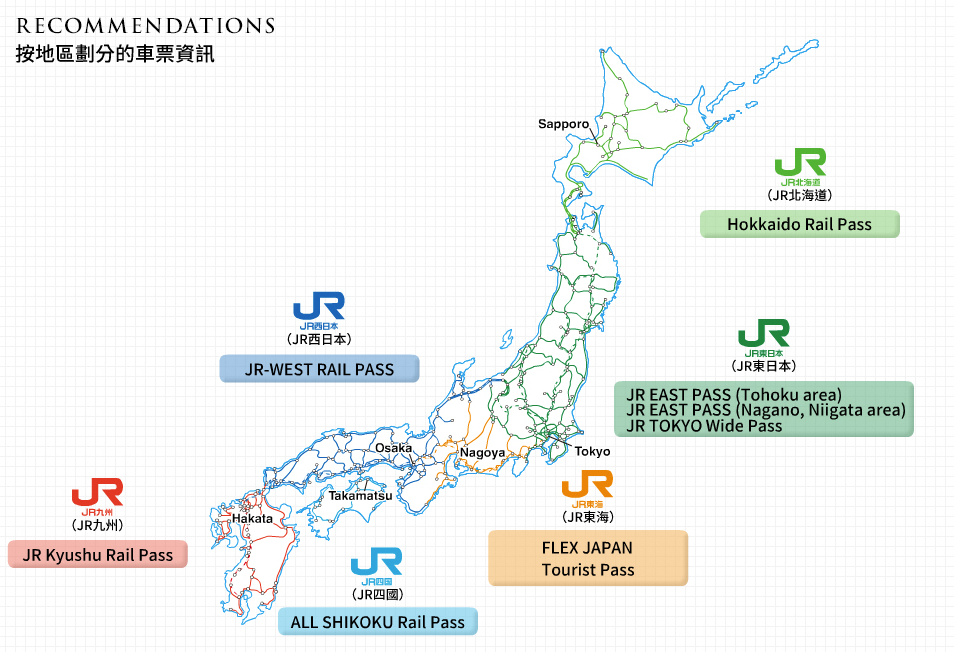 JR PASS全国版 七日券