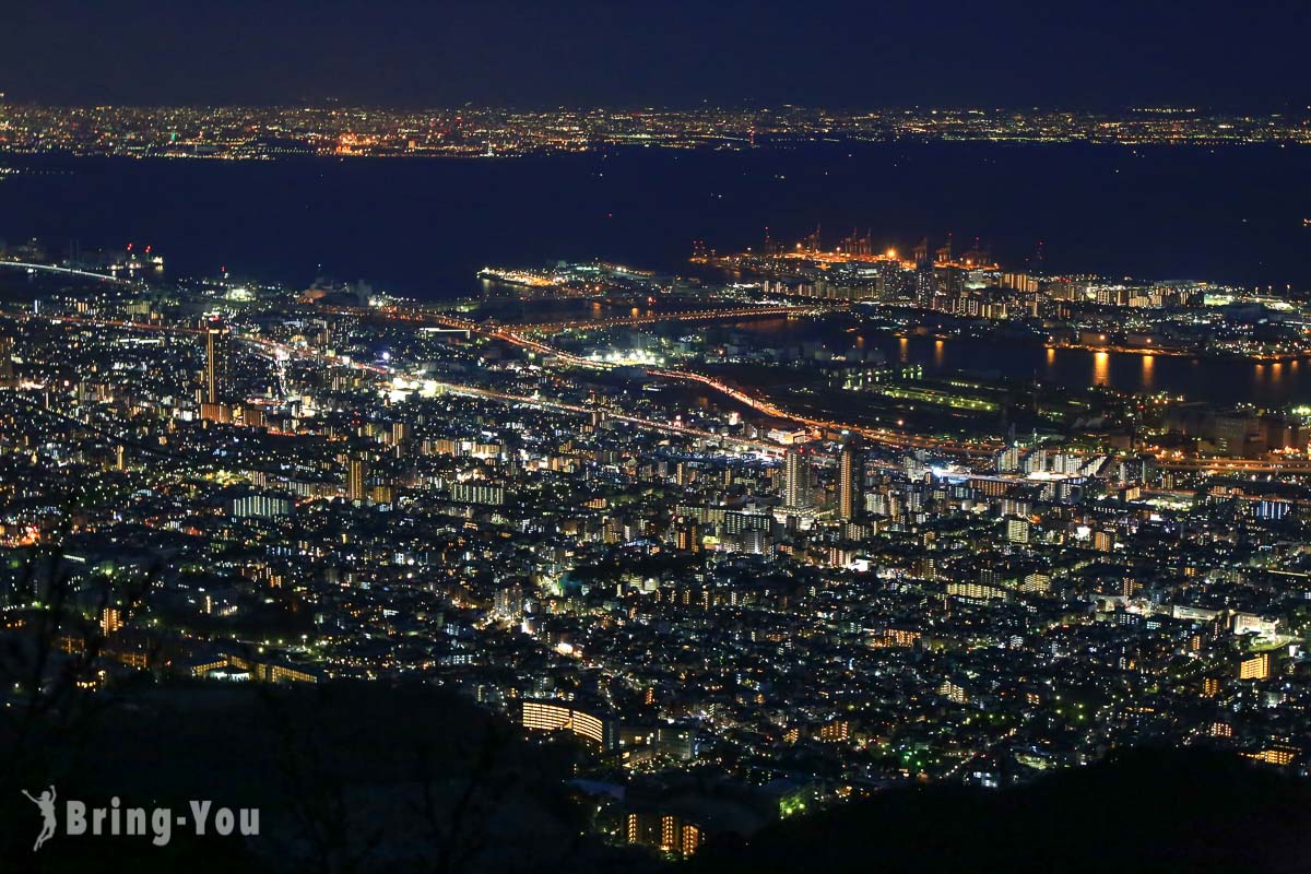 【日本必赏三大夜景之一】神户摩耶山交通攻略：18号公车 – 缆车 – 掬星台