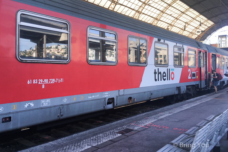 【歐洲跨國交通︱Thello】來往法國尼斯—義大利米蘭直達車 火車搭乘經驗分享(含網上訂票)