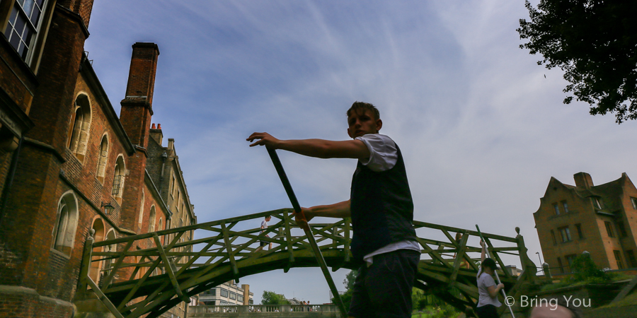 剑桥康河撑篙Punting in Cambridge