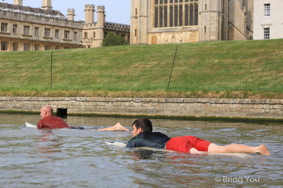 剑桥康河撑篙Punting in Cambridge