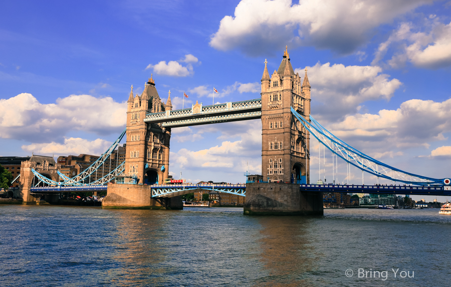 【漫步泰晤士河南畔景點】倫敦塔橋Tower Bridge：倫敦經典散步路線攻略